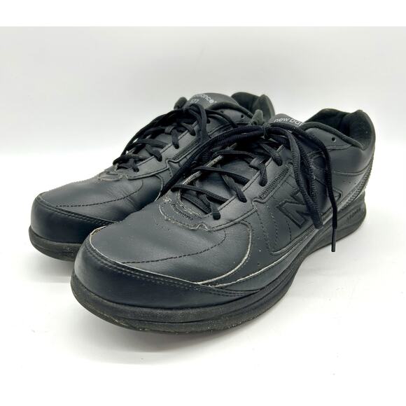 New Balance 577 Walking Shoes Men’s 12.5 4E Extra Wide Black MW577BK Lace Up - Picture 1 of 12